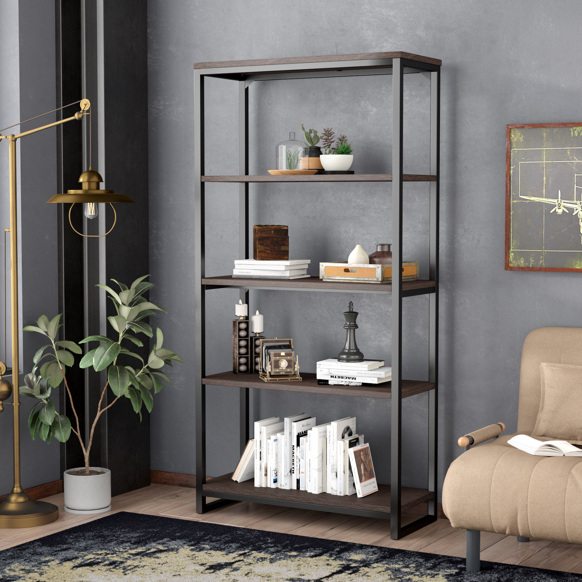 Mabie etagere bookcase hotsell
